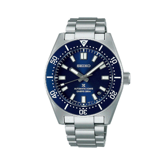 Orologio uomo Seiko Prospex bracciale in acciaio quadrante blu 40mm SPB451J1-1