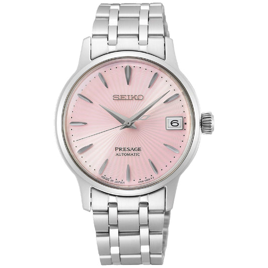 Orologio automatico Seiko Presage donna in acciaio quadrante rosa 33,8mm SRP839J1-1