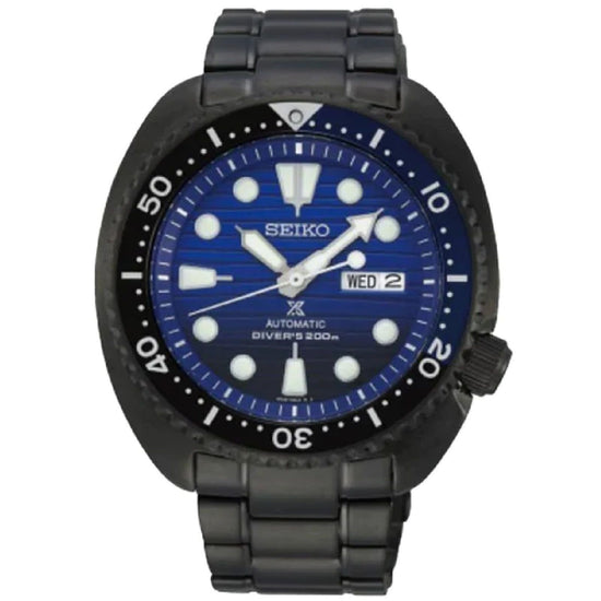 Orologio uomo automatico Seiko Prospex Save The Ocean acciaio nero blu 45mm SRPD11K1-1