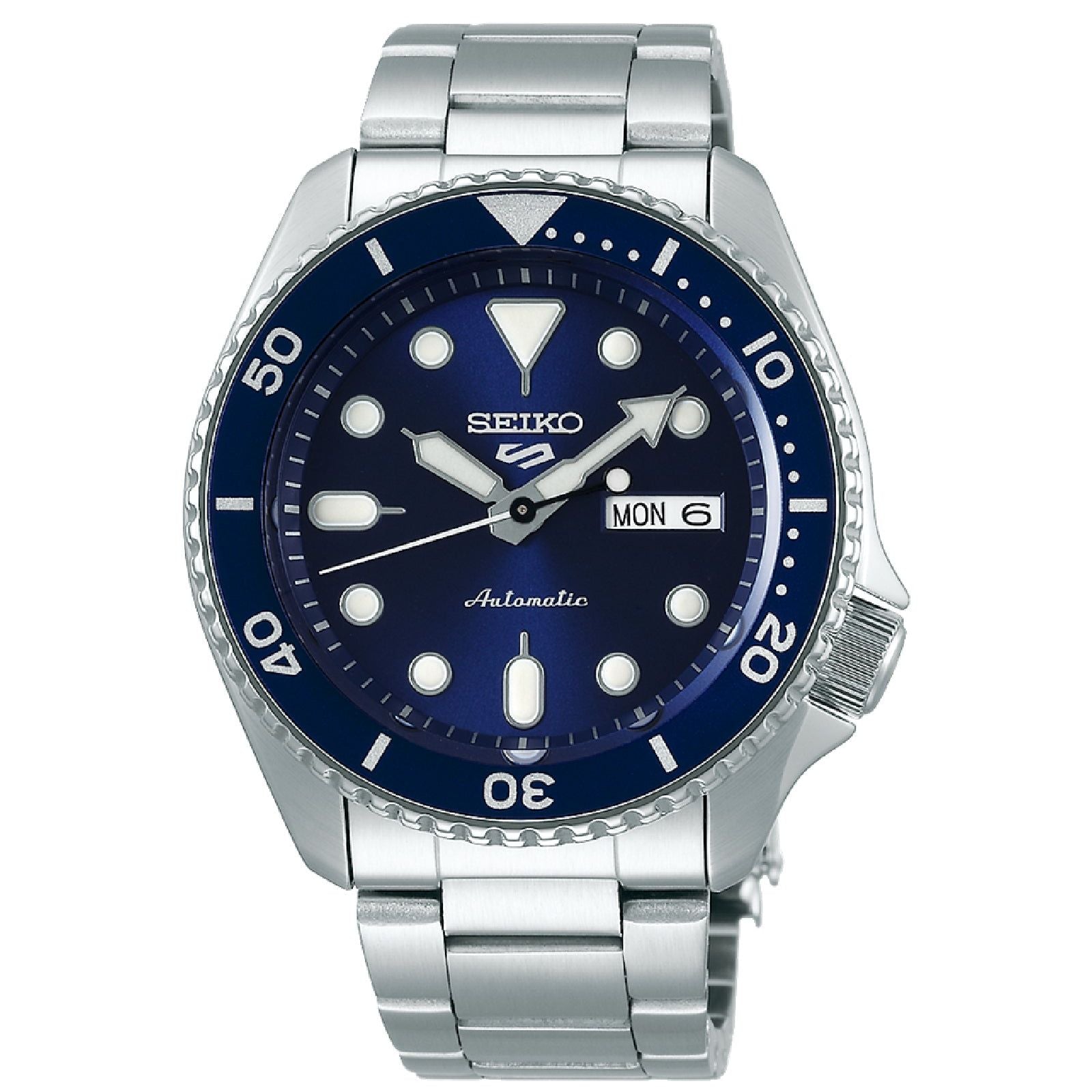 Orologio automatico manuale Seiko 5 Sports uomo acciaio con quadrante blu 42,5mm SRPD51K1-1