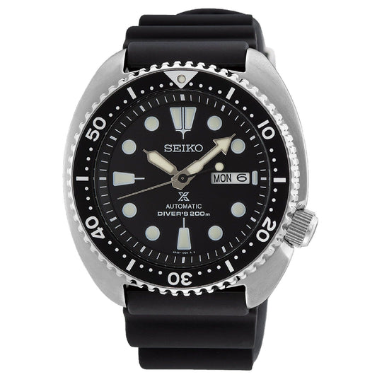 Orologio automatico Seiko Prospex uomo acciaio silicone nero 45mm SRPE93K1-1