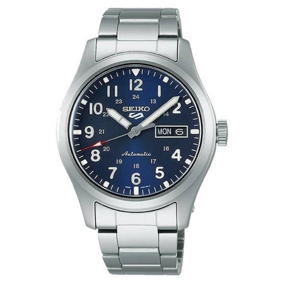 Orologio automatico Seiko 5 Sports uomo acciaio quadrante blu 39mm SRPG29K1-1