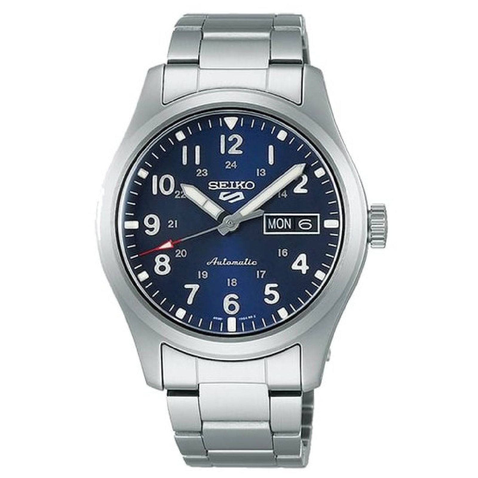 Orologio automatico Seiko 5 Sports uomo acciaio quadrante blu 39mm SRPG29K1-1