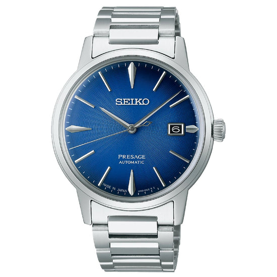 Orologio automatico Seiko Presage uomo acciaio quadrante blu 39,5mm SRPJ13J1-1