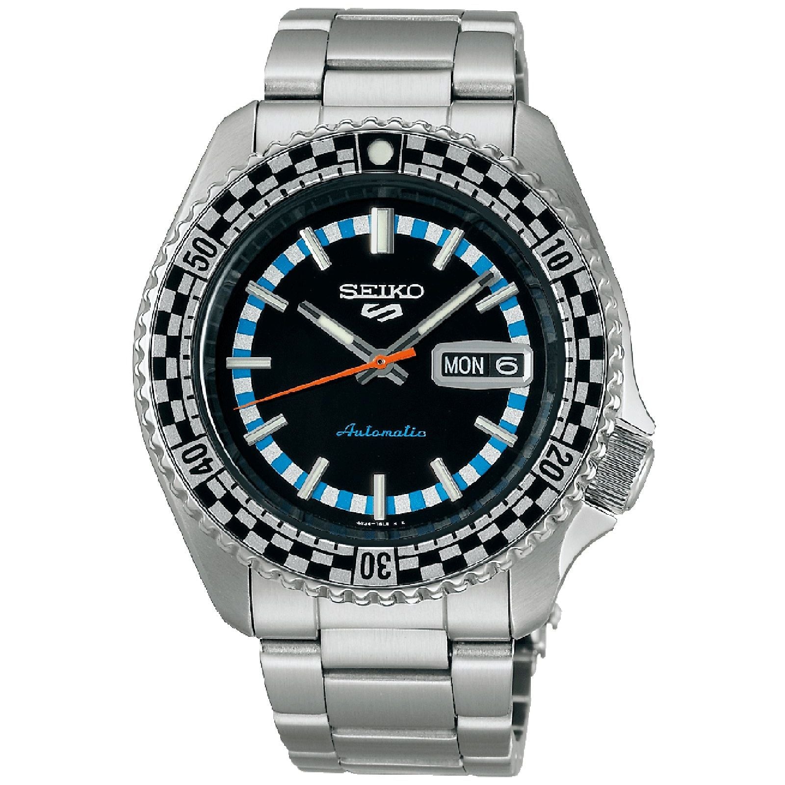 Orologio automatico uomo Seiko 5 Sports acciaio quadrante nero 42,5mm SRPK67K1-1