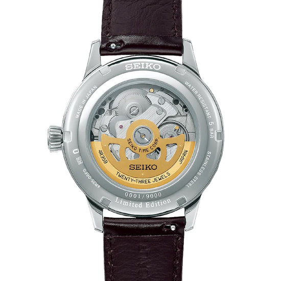 Orologio automatico uomo Seiko Presage acciaio pelle quadrante sfumato 40,5mm SRPK75J1-2
