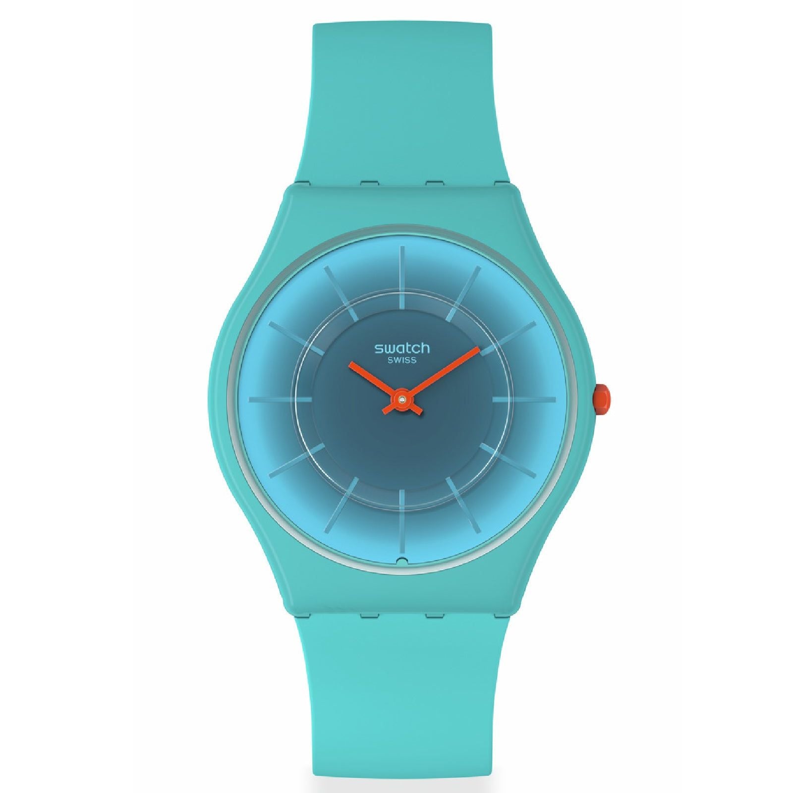 Orologi unisex Swatch Essentials cassa origine biologica silicone azzurro 34mm SS08N114-1