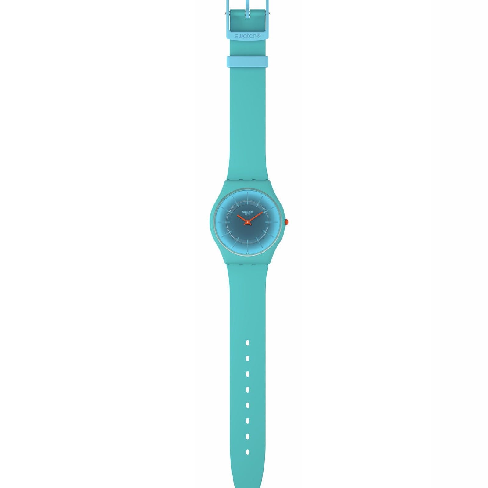 Orologi unisex Swatch Essentials cassa origine biologica silicone azzurro 34mm SS08N114-2