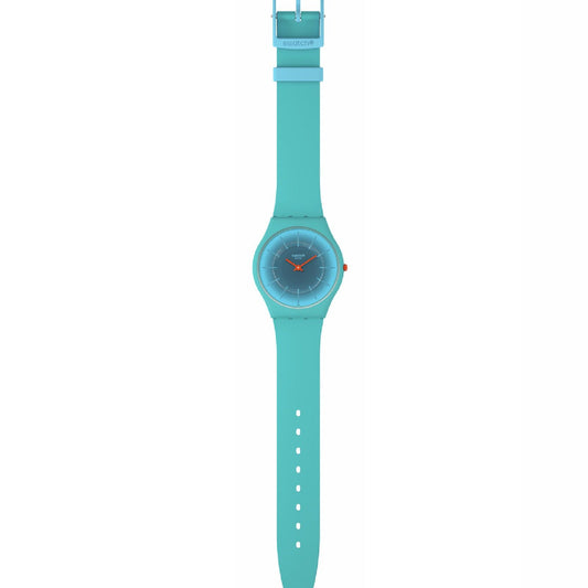 Orologi unisex Swatch Essentials cassa origine biologica silicone azzurro 34mm SS08N114-2