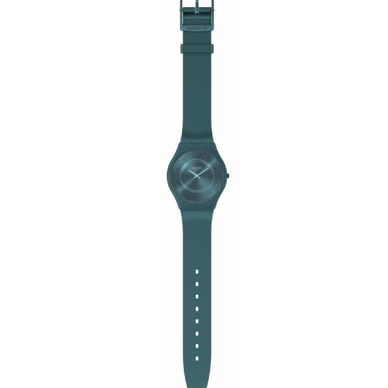 Orologio solo tempo Swatch Holiday Collection unisex materiale biologico verde cassa 34mm SS08N116-2