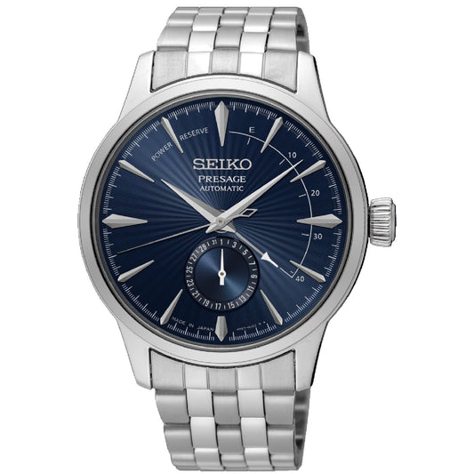 Orologio automatico Seiko Presage Cocktail uomo acciaio quadrante blu 40mm SSA347J1-1