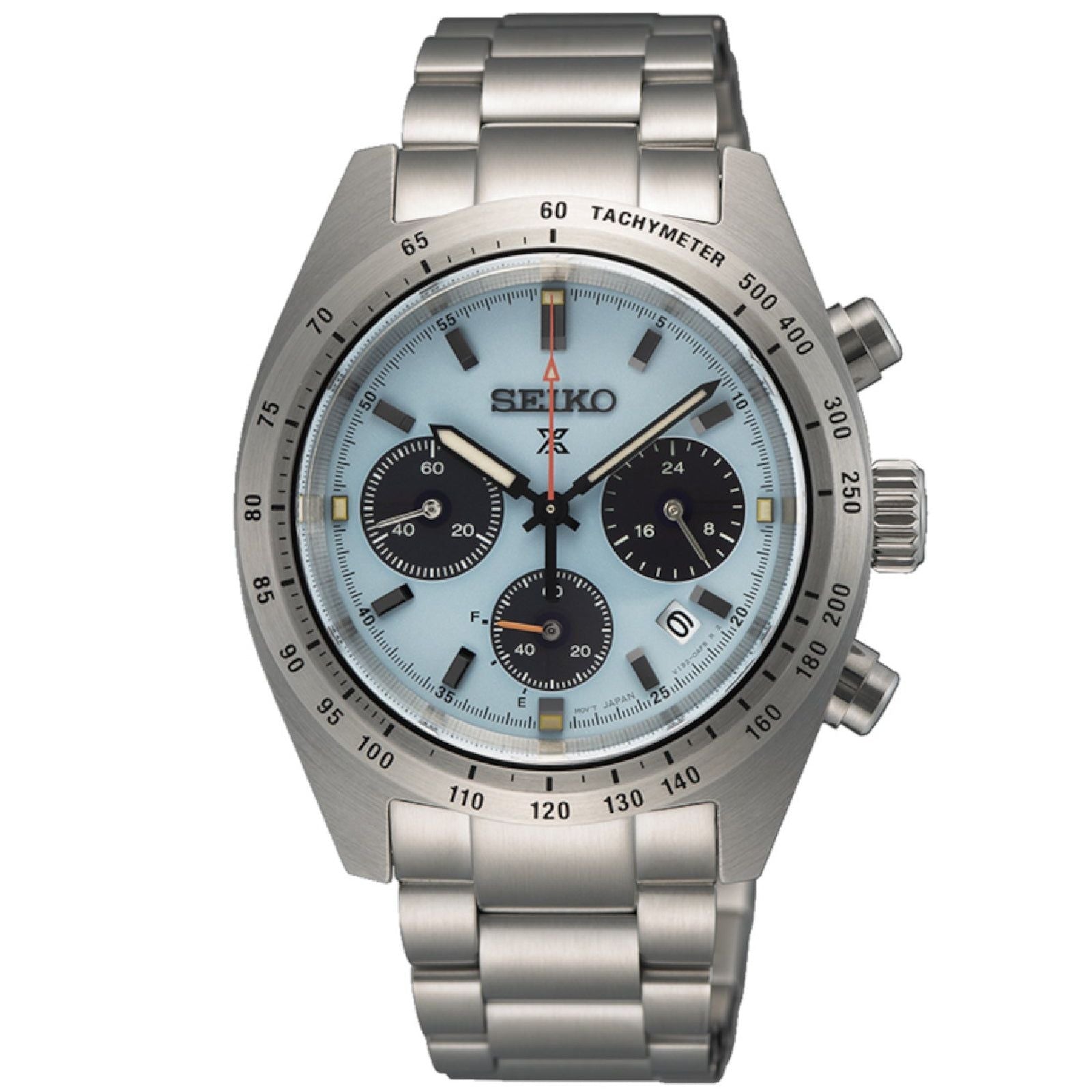 Orologio uomo crono solare Seiko Prospex acciaio azzurro 39mm SSC937P1-1