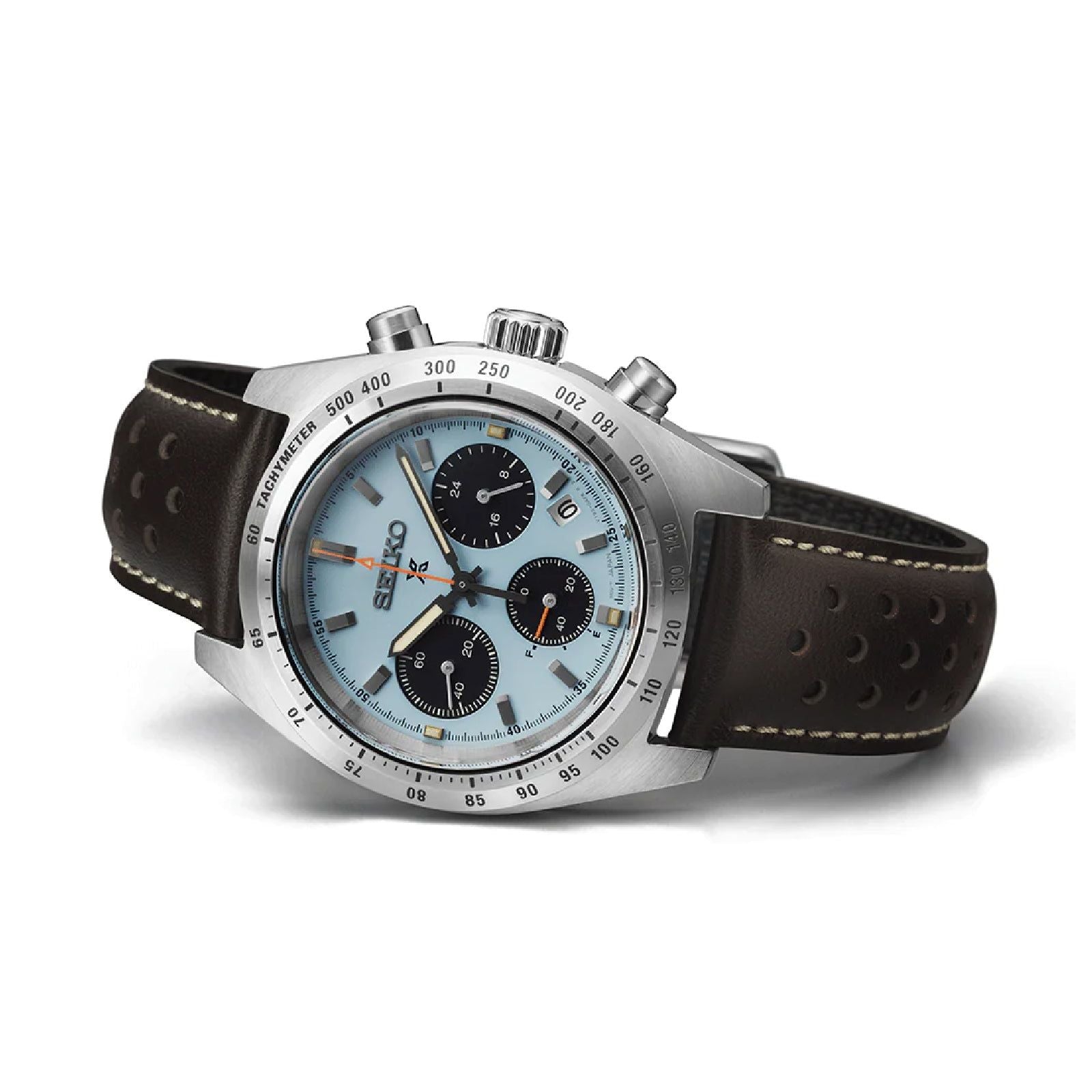 Orologio uomo crono solare Seiko Prospex acciaio azzurro 39mm SSC937P1-3