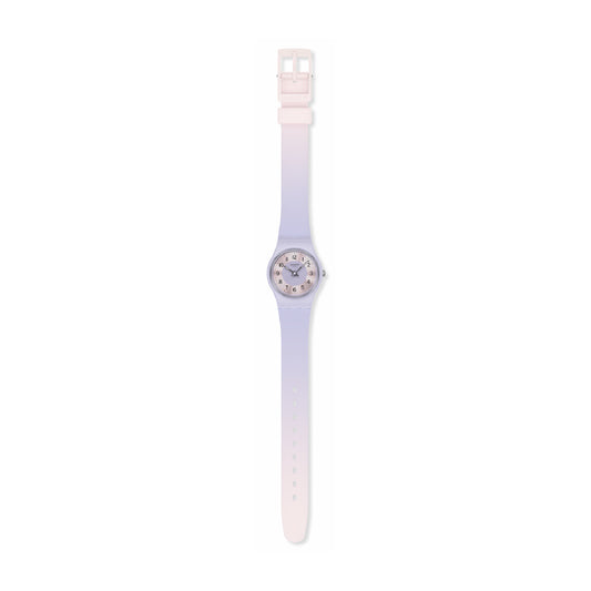 Orologio solo tempo Swatch silicone e plastica lilla cassa 25mm