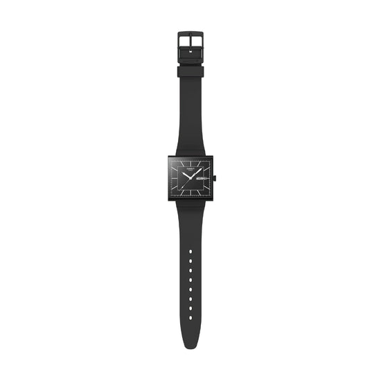Orologio Swatch materiale biologico colore nero unisex SW.SO34B701