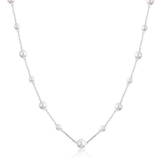 Collana donna S'Agapõ Wisdom in acciaio con perle SWI07-1