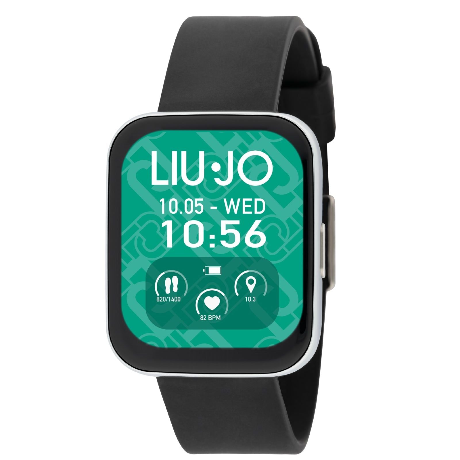 Orologio unisex Liu Jo Smartwatch Voice Slim cinturino silicone nero 36X44 mm SWLJ087-1