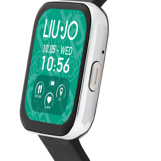 Orologio unisex Liu Jo Smartwatch Voice Slim cinturino silicone nero 36X44 mm SWLJ087-2