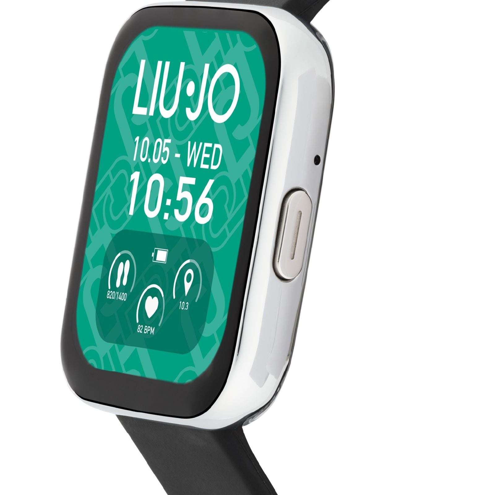 Orologio unisex Liu Jo Smartwatch Voice Slim cinturino silicone nero 36X44 mm SWLJ087-2