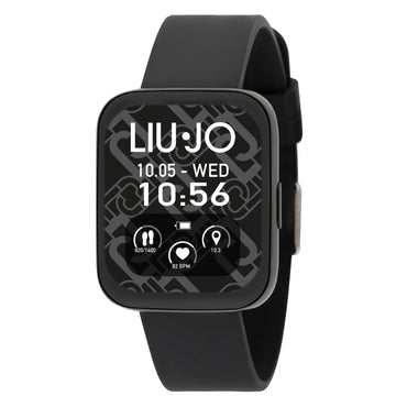 Orologio unisex Liu Jo Smartwatch Voice Slim nero cinturino silicone nero 36X44 mm SWLJ096-1