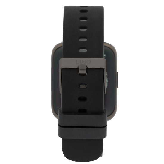 Orologio unisex Liu Jo Smartwatch Voice Slim nero cinturino silicone nero 36X44 mm SWLJ096-3