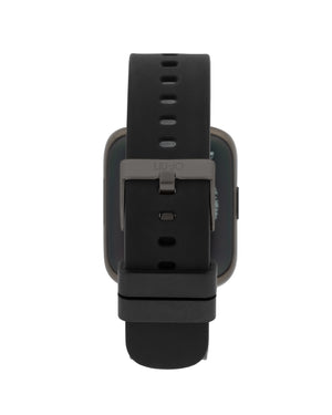 Orologio unisex Liu Jo Smartwatch Voice Slim con cassa 36X44 mm in zinco nero e cinturino in silicone nero SWLJ096