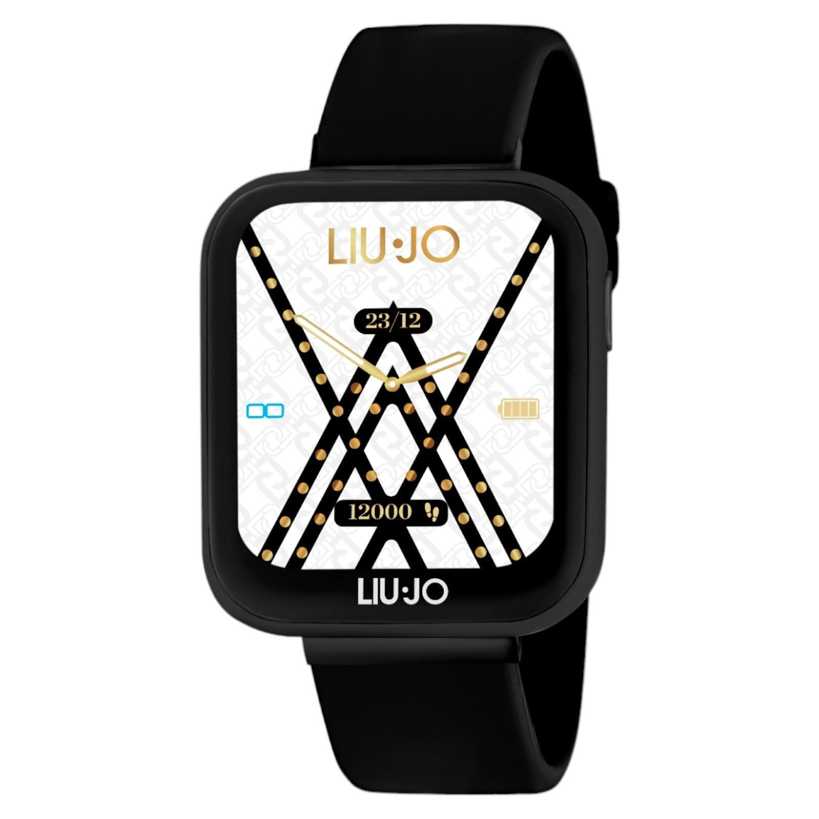 Orologio Liu Jo Smartwatch Voice unisex cassa alluminio cinturino silicone nero SWLJ107-1