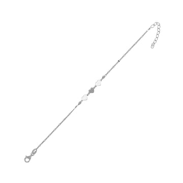 Bracciale catena Joy Gioielli Argento in argento cuori 19 cm