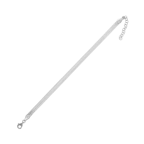 Bracciale Joy Gioielli Argento in argento maglia piatta 19 cm