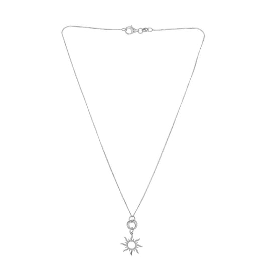 Collana catena Joy Gioielli Argento in argento con sole MISURA UNICA