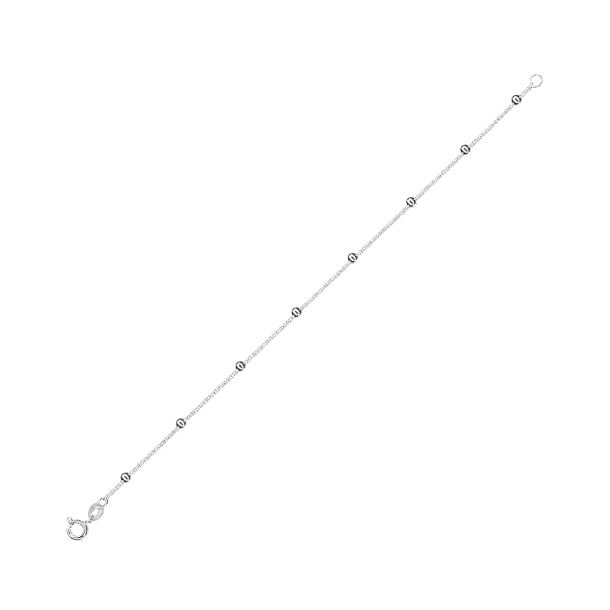 Bracciale catena Joy Gioielli Argento in argento con sfere 19 cm