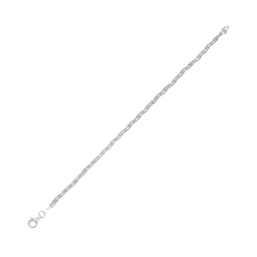 Bracciale catena intrecciata Joy Gioielli Argento in argento 19 cm