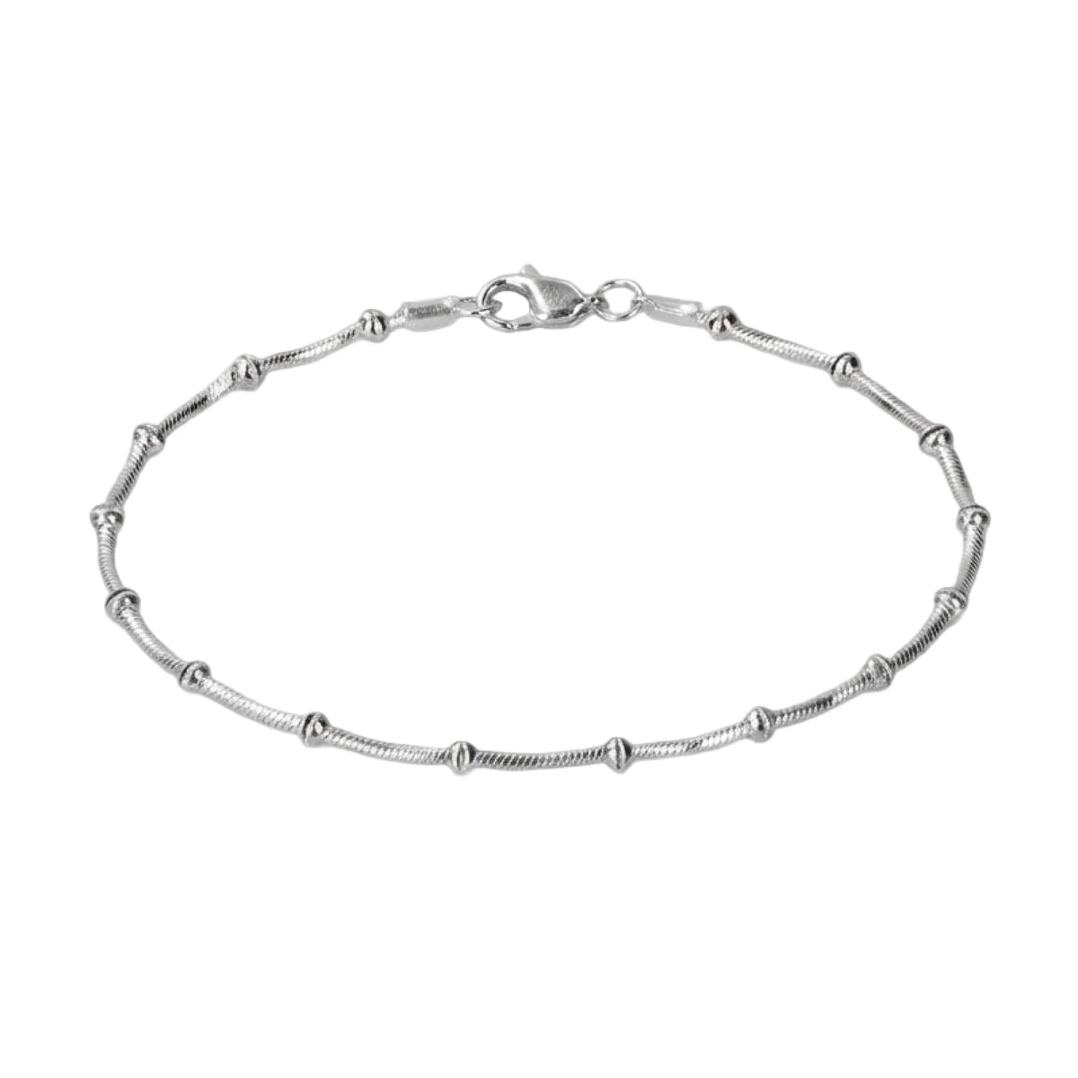 Bracciale catena Joy Gioielli Argento in argento sfere 19 cm