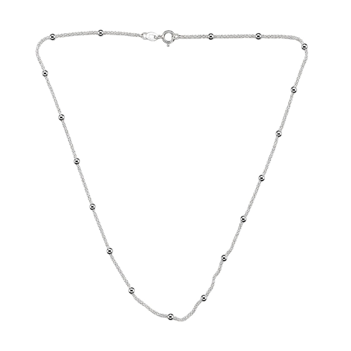 Collana catena Joy Gioielli Argento in argento con sfere