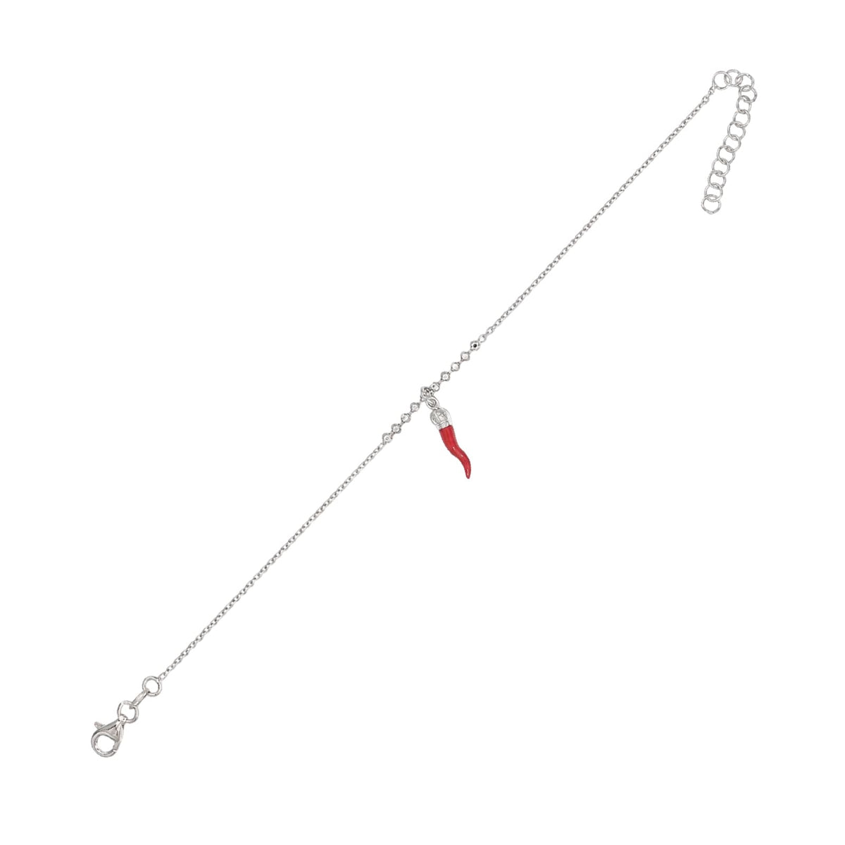 Bracciale catena Joy Gioielli Argento in argento cornetto 19,5 cm