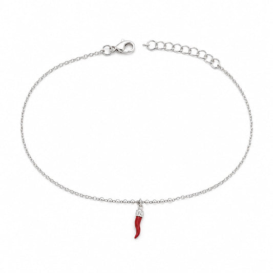 Bracciale catena Joy Gioielli Argento in argento cornetto 19,5 cm