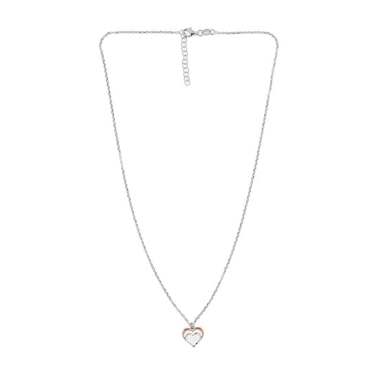 Collana catena Joy Gioielli Argento in argento con cuore MISURA UNICA