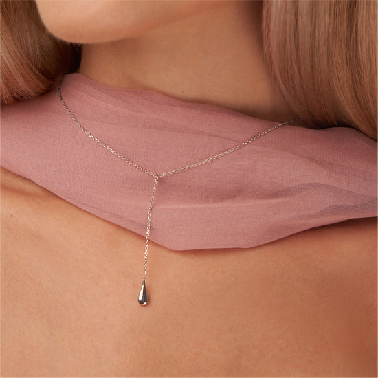 Collana catena a Y Joy Gioielli Argento in argento goccia MISURA UNICA