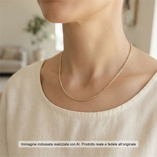 Collana catena Joy Gioielli Argento in argento dorato MISURA UNICA