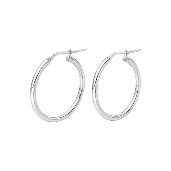 Orecchini cerchio Joy Gioielli Argento in argento da 1,5 cm MISURA UNICA