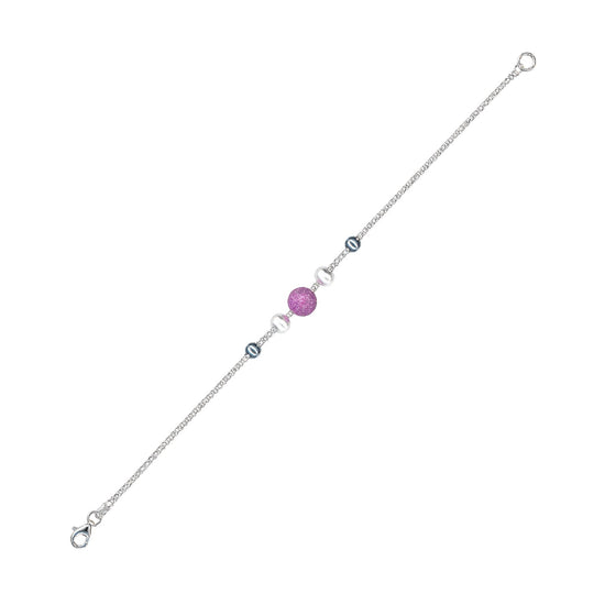 Bracciale catena Joy Gioielli Argento in argento con sfere 19 cm
