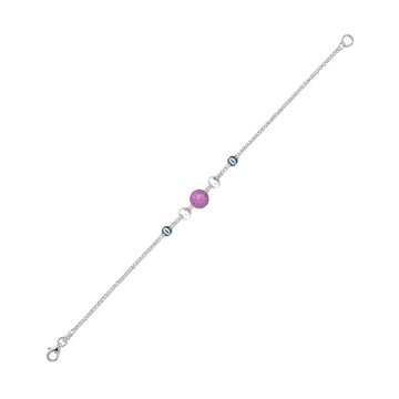 Bracciale catena Joy Gioielli Argento in argento con sfere 19 cm