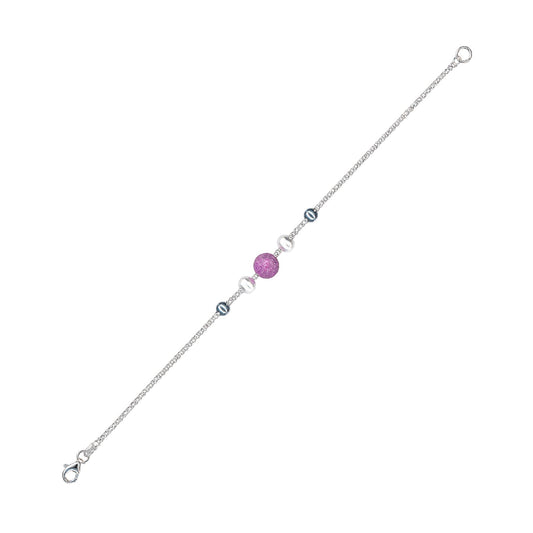 Bracciale catena Joy Gioielli Argento in argento con sfere 19 cm