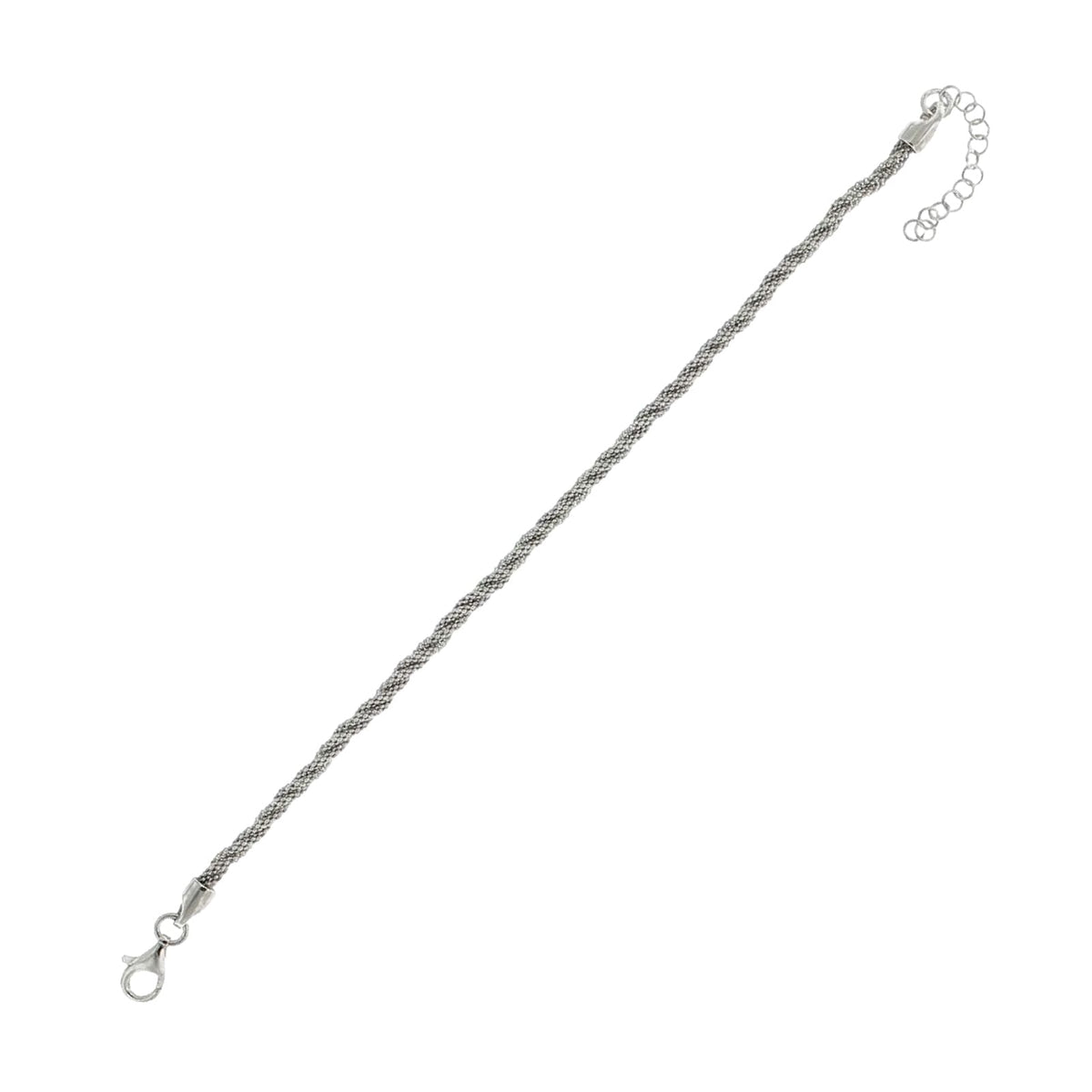 Bracciale catena intrecciata Joy Gioielli Argento in argento 20 cm