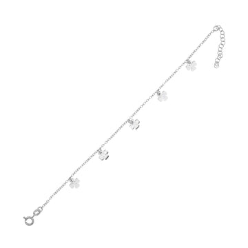Bracciale catena Joy Gioielli Argento in argento quadrifogli 20 cm