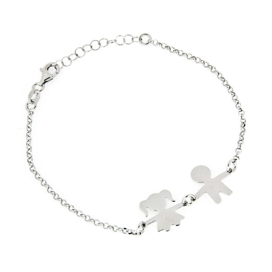 Bracciale catena Joy Gioielli Argento in argento bambini 20 cm