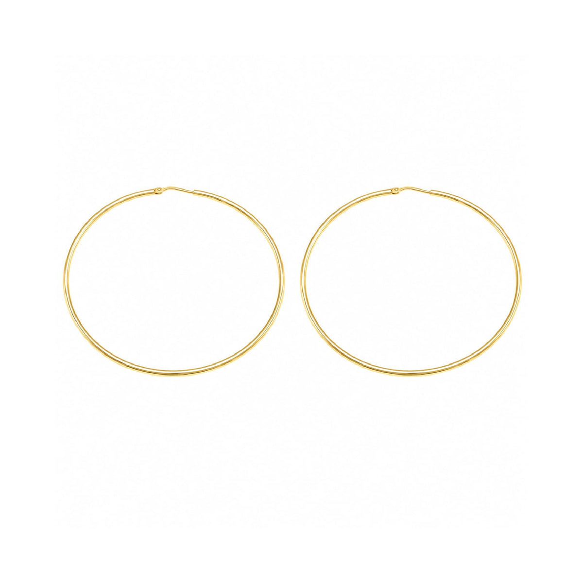 Orecchini cerchio Joy Gioielli Argento in argento dorato 6cm MISURA UNICA