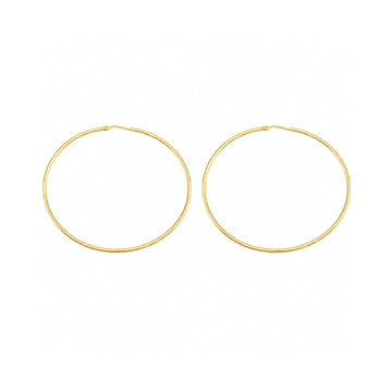 Orecchini cerchio Joy Gioielli Argento in argento dorato 6cm MISURA UNICA