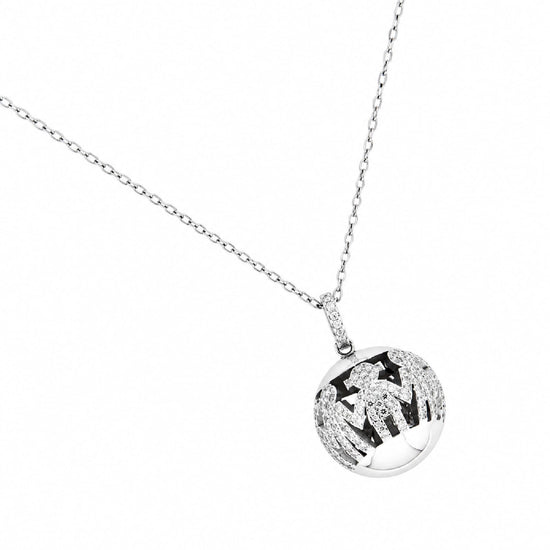 Collana Joy Gioielli Argento in argento zirconi chiama angeli MISURA UNICA