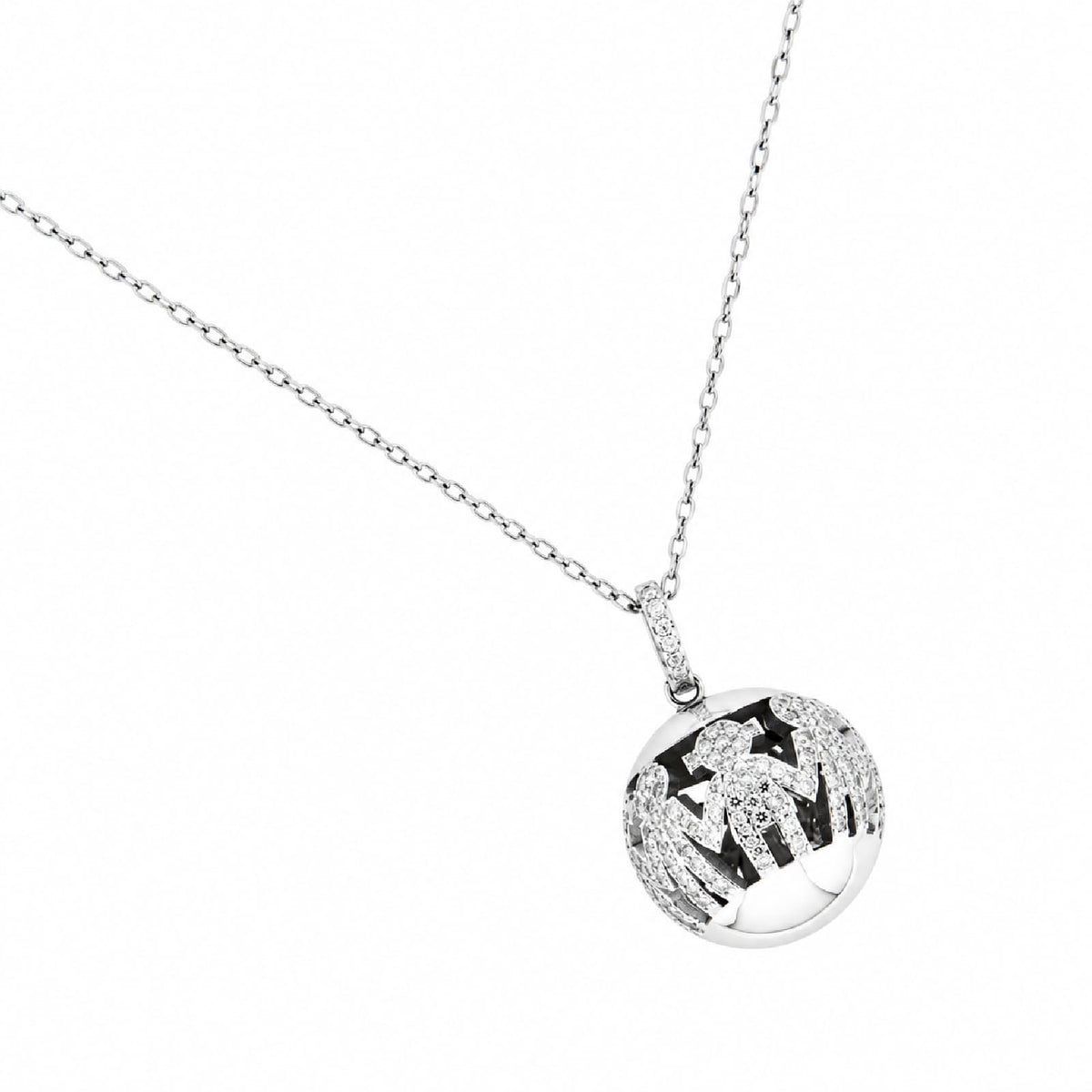 Collana Joy Gioielli Argento in argento zirconi chiama angeli MISURA UNICA